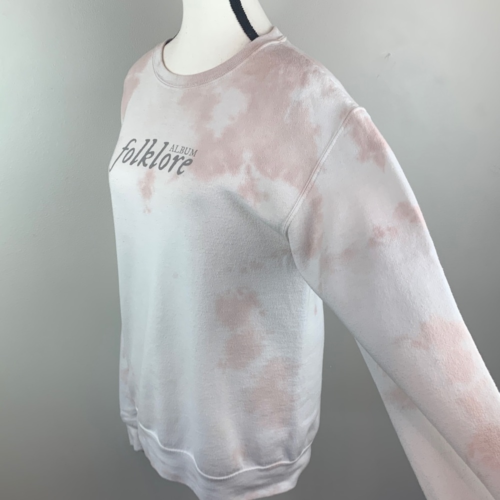 Authentic Merch Taylor Swift Folklore Album Sweatshirt - Picture 2 of 7